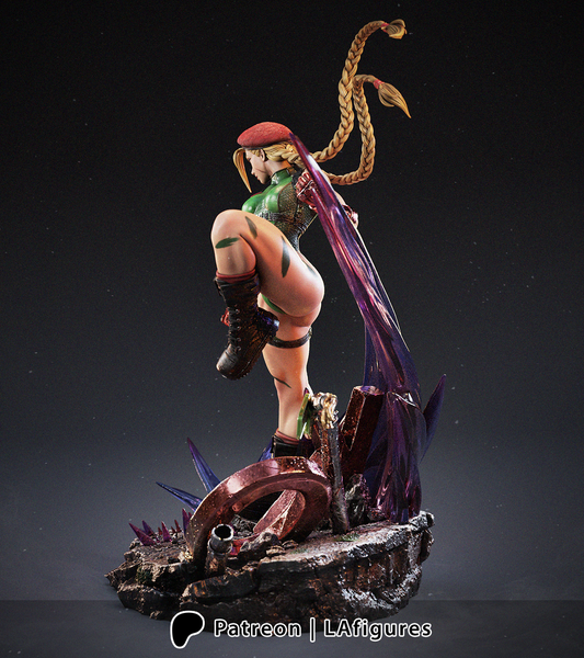 Cammy - Street Fighter 3d Printed Model Statue Kit - 10 Scale