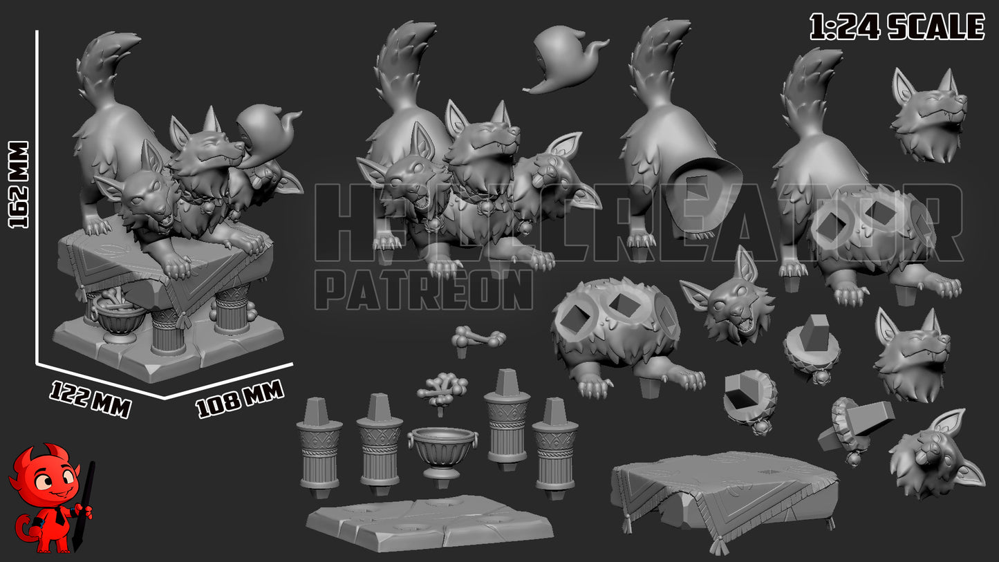 Cerberus (Hades) - 1:24 model kit (Fan Art)