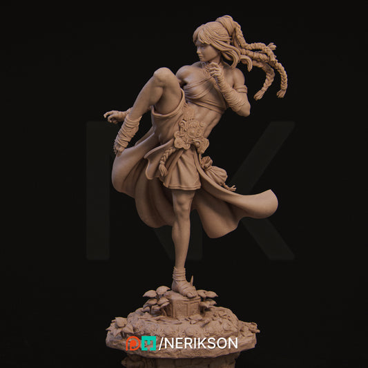 Jingwei the Monk - 3d Print Kit - 140/180/230mm scale - Pose 1