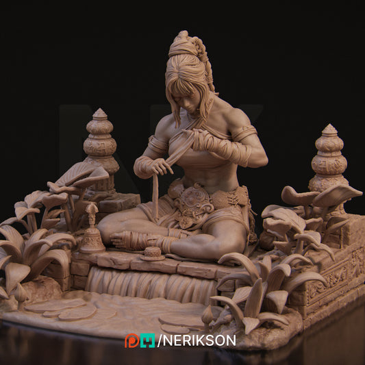 Jingwei the Monk - 3d Print Kit - 140/180mm scale - Pose 2