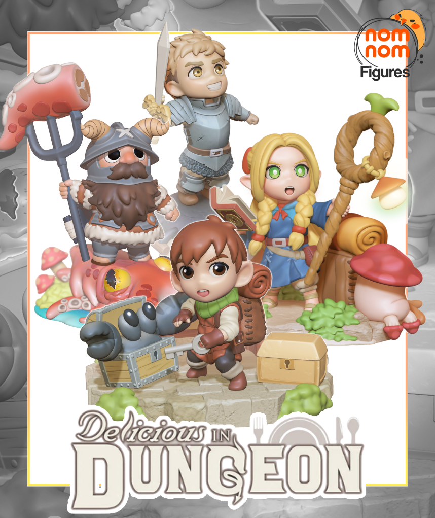 Chibi Senshi (Dungeon Meshi) - 3D Print - Model Kit - (Nom Nom)