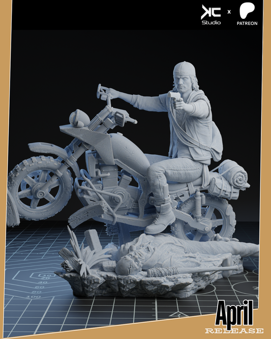 Deacon St. John (Days Gone) - 3D Print Model Kit - 1:10 Scale - Fan Art
