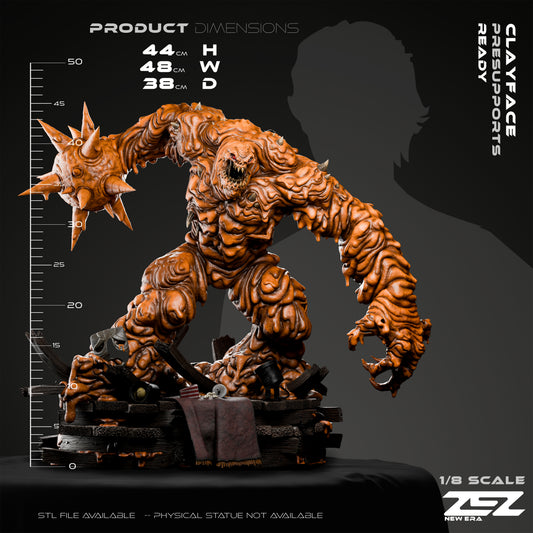 Clayface (ZEZ) - 3D Printed Fan Art Model Kit