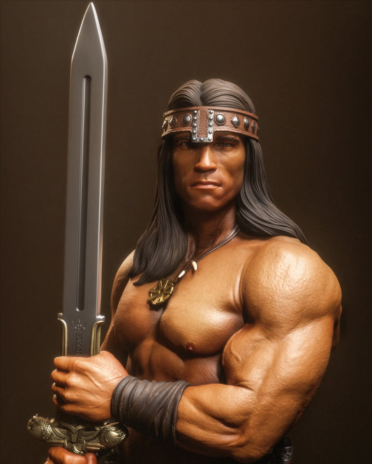 Conan the Destroyer 3D Printed Model - 1:6 Scale