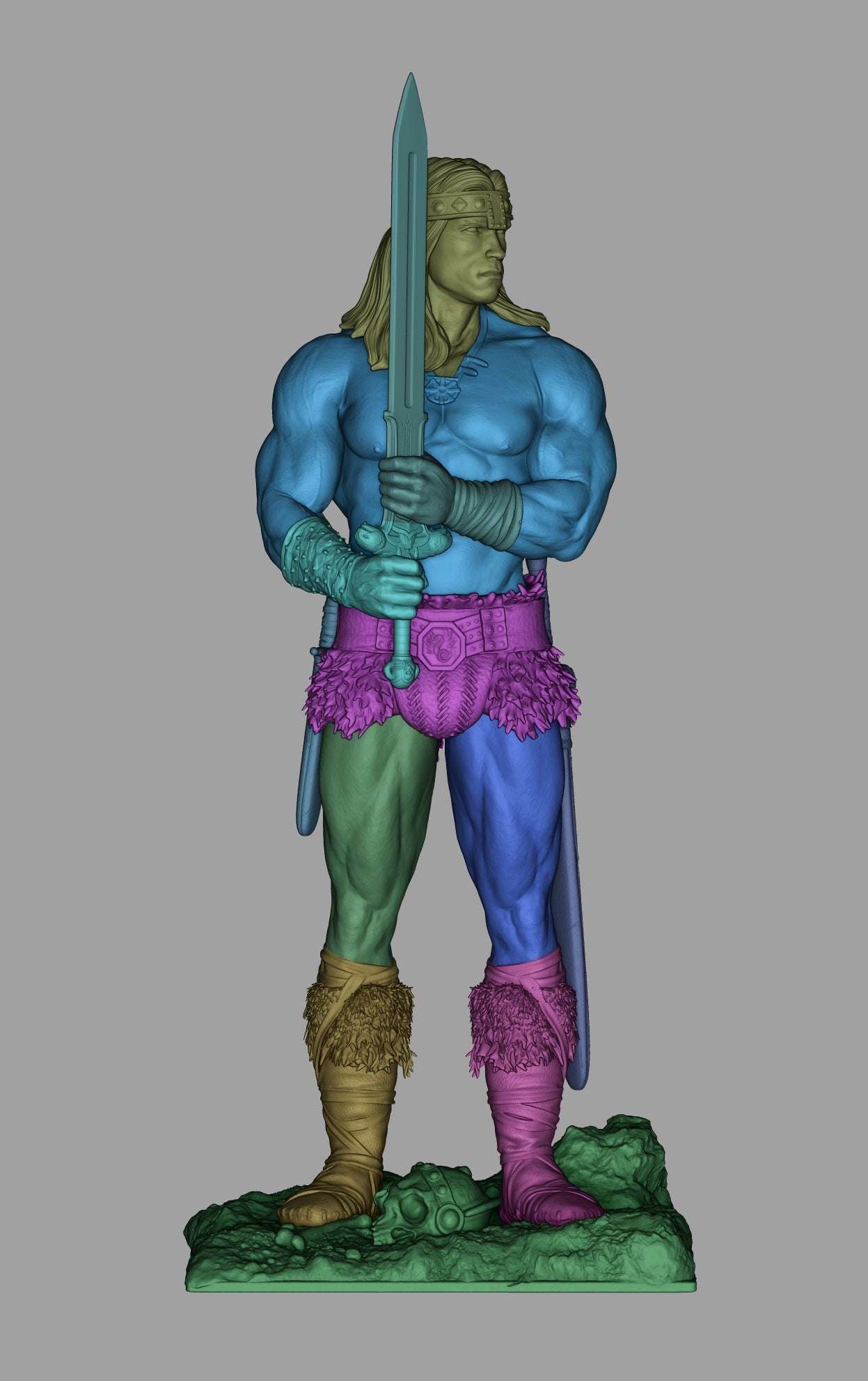 Conan the Destroyer 3D Printed Model - 1:6 Scale