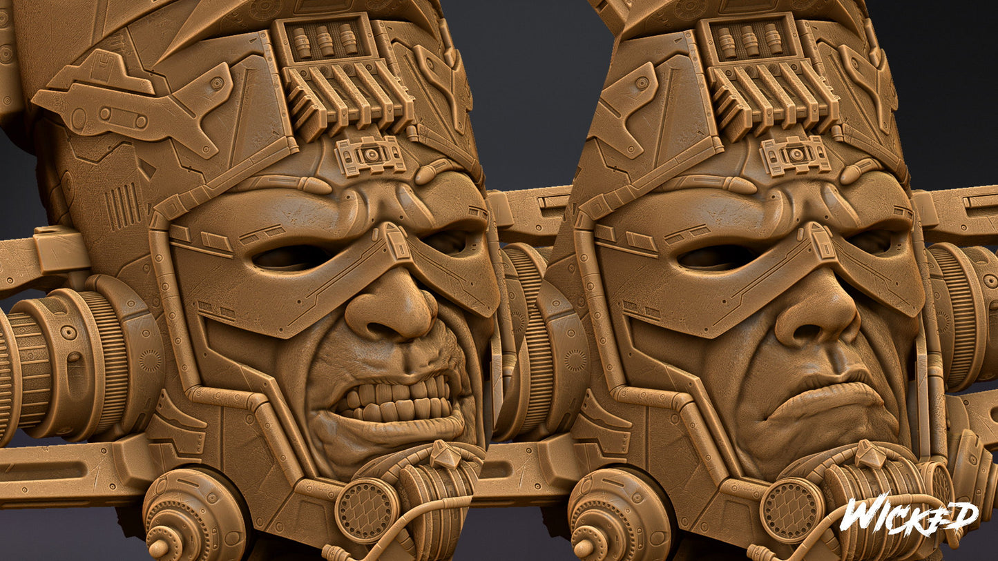 Galactus Bust(Fan Art) - 4 or 8 scale (590mm or 295mm) - 3D Print