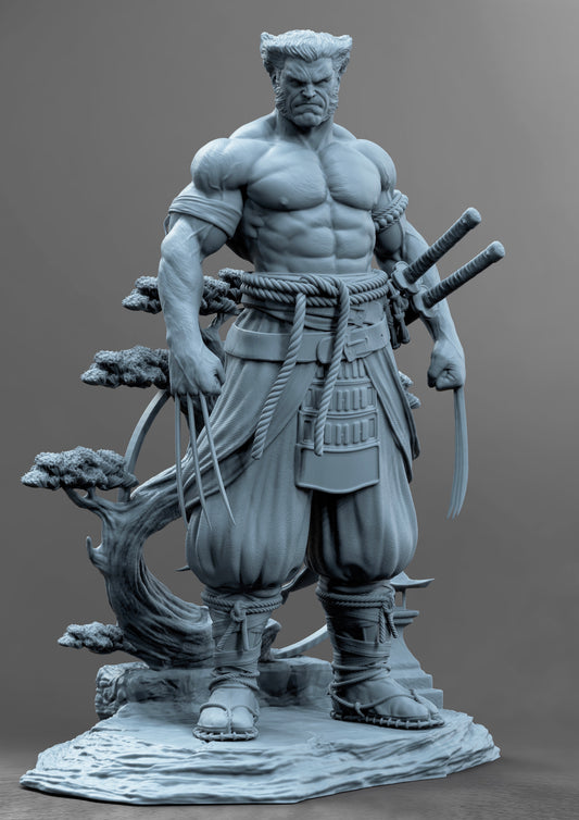 Wolverine Logan Samurai (Sculpt) Fan Art - 1/6 scale