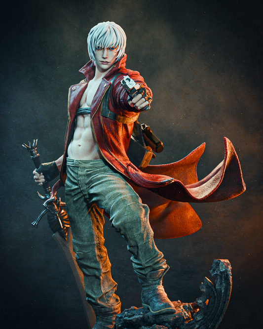 Dante (Devil May Cry) - Fan Art - 3D Print Model Kit - 1:6