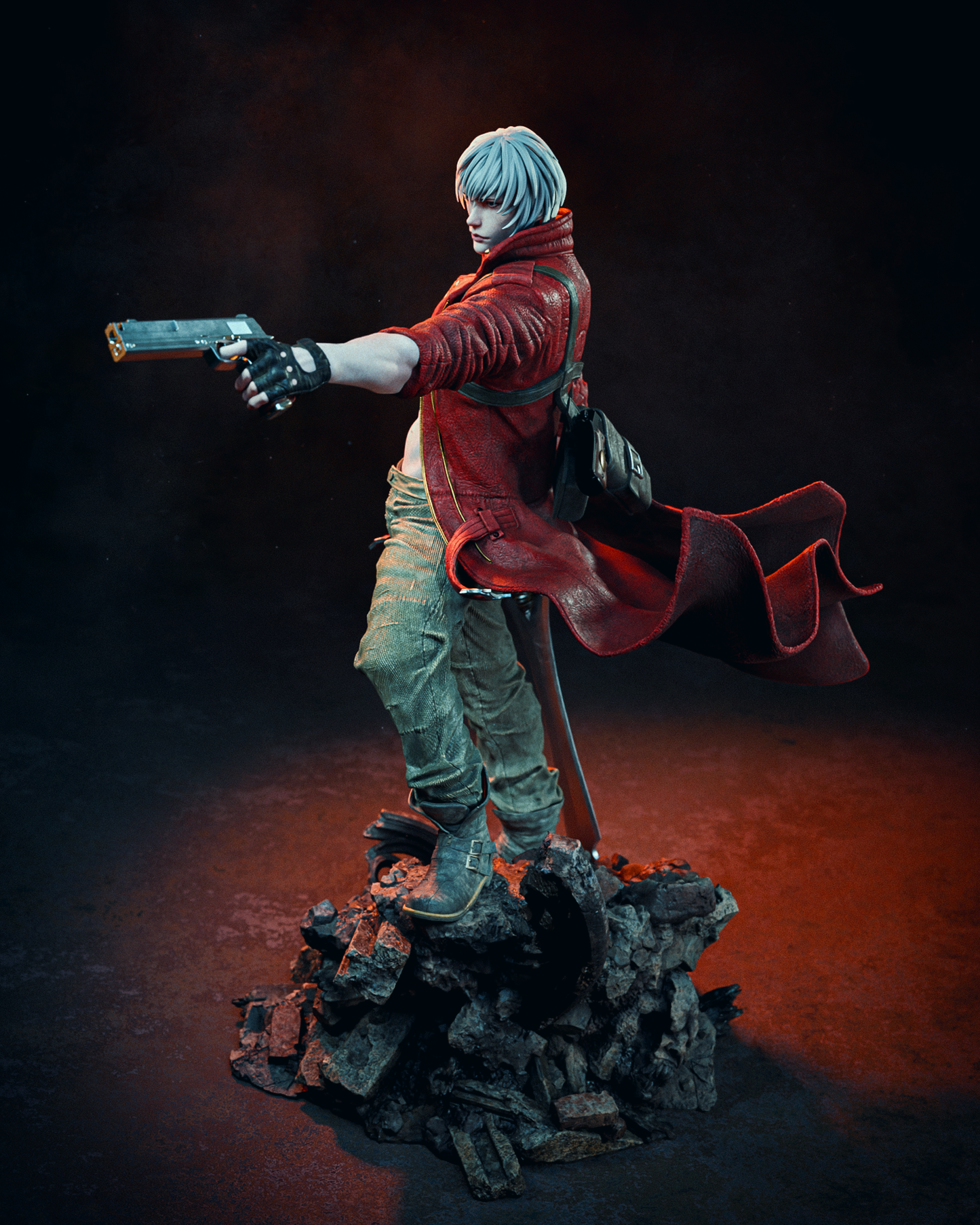 Dante (Devil May Cry) - Fan Art - 3D Print Model Kit - 1:6