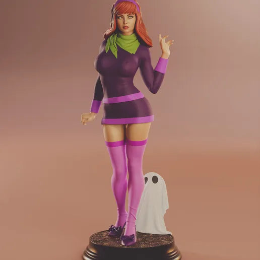 Daphne (Scooby Doo) - 3D Model Statue Kit - 1:4 scale