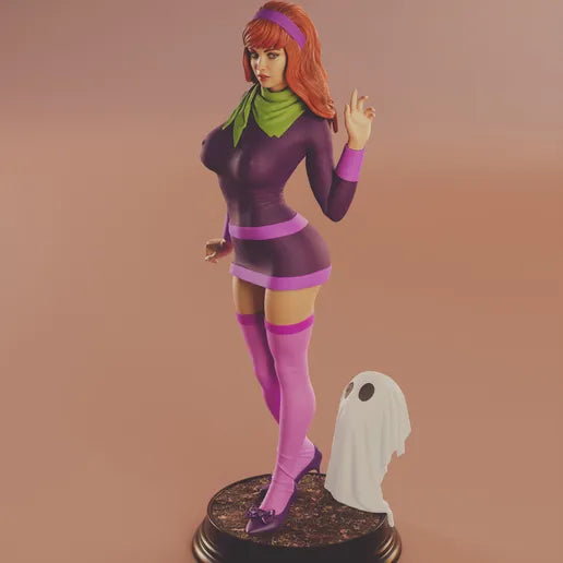 Daphne (Scooby Doo) - 3D Model Statue Kit - 1:4 scale