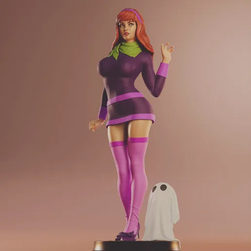 Daphne (Scooby Doo) - 3D Model Statue Kit - 1:4 scale