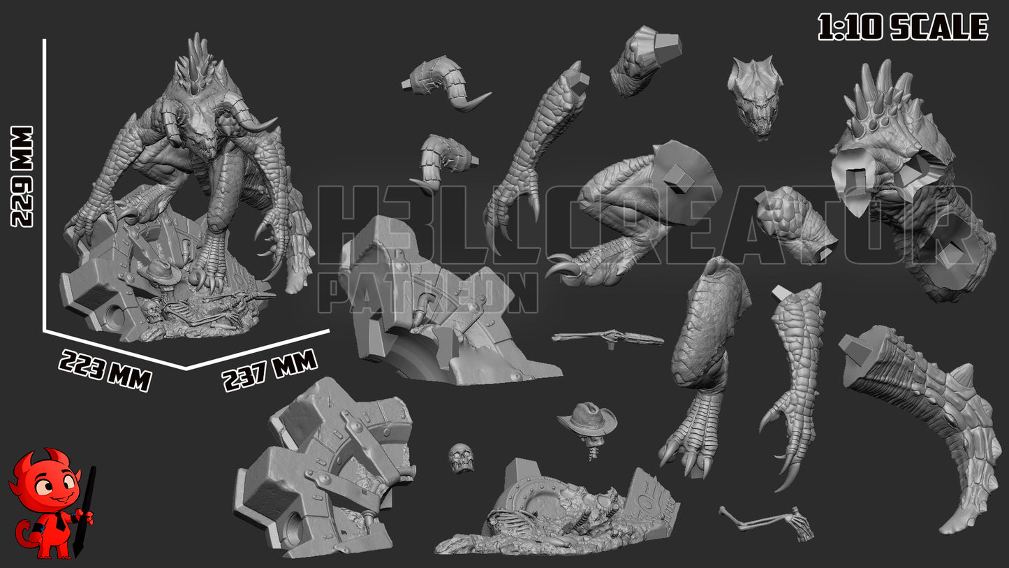 Death Claw (Fallout Universe) - 1:10 model kit (Fan Art)
