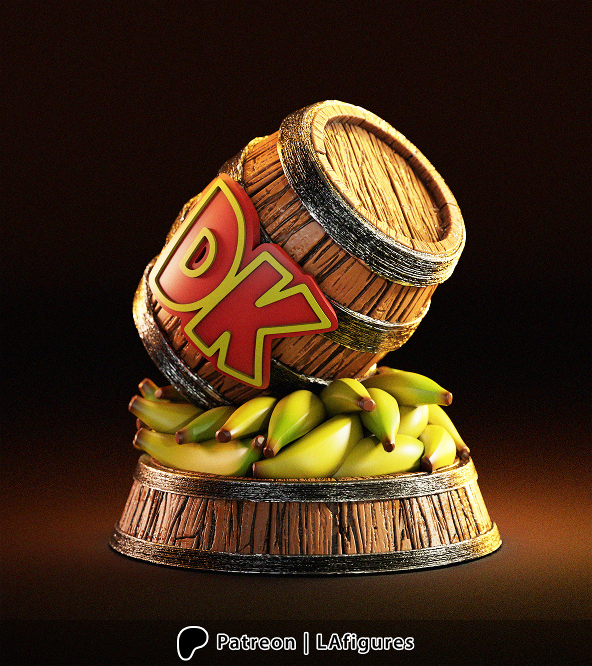 Donkey Kong 3D Printed Statue Model Kit