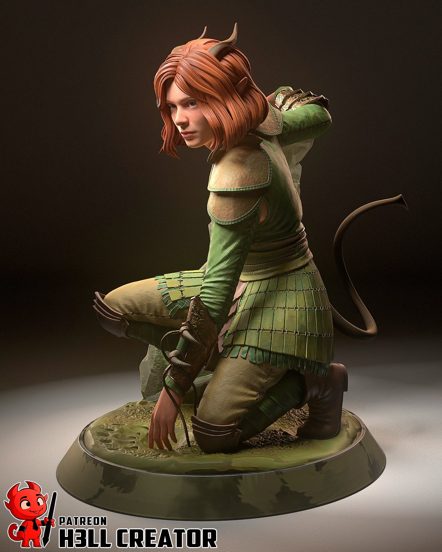 Doric (Forgotten Realms) 3d Printed Model Kit - 12 scale