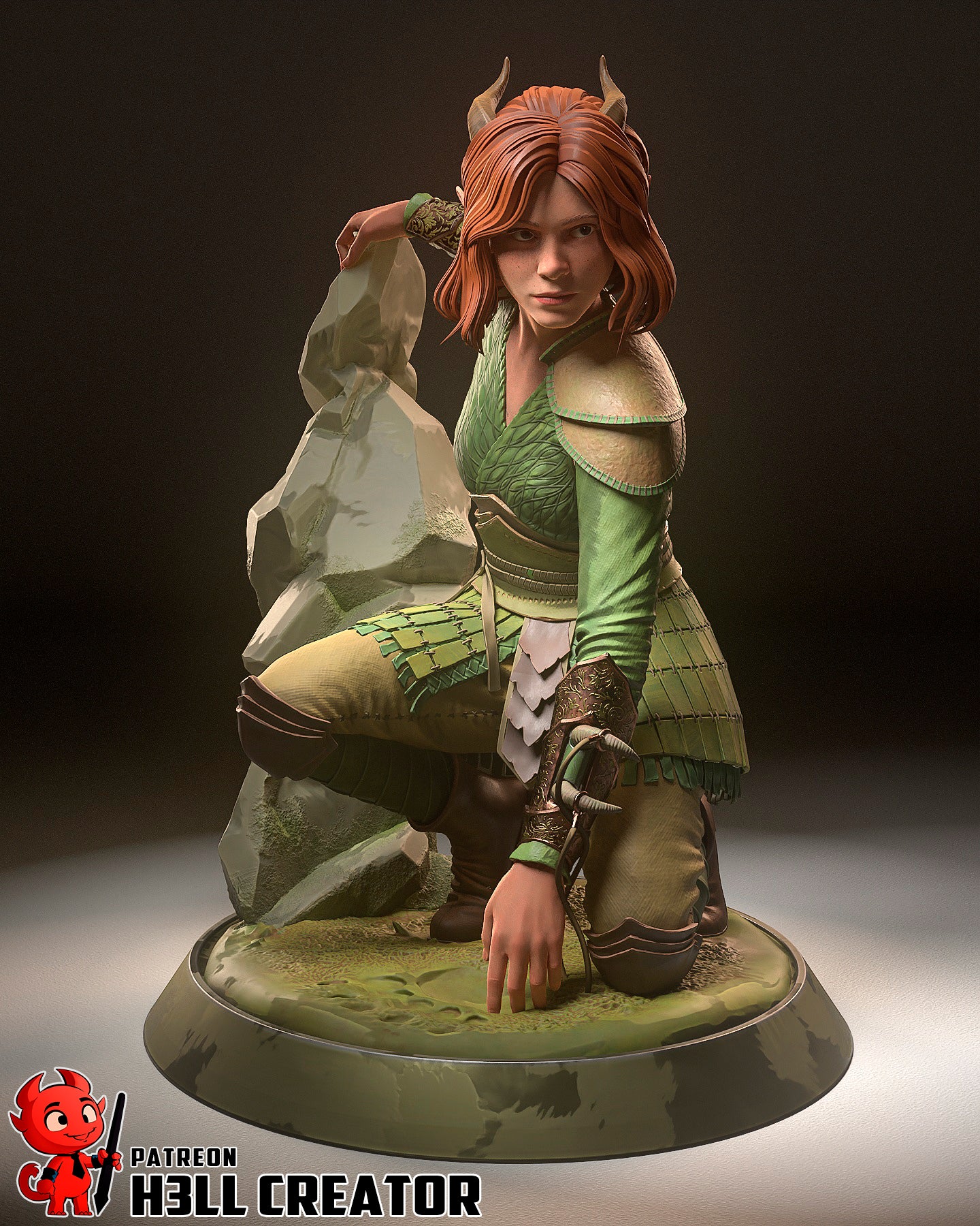 Doric (Forgotten Realms) 3d Printed Model Kit - 12 scale