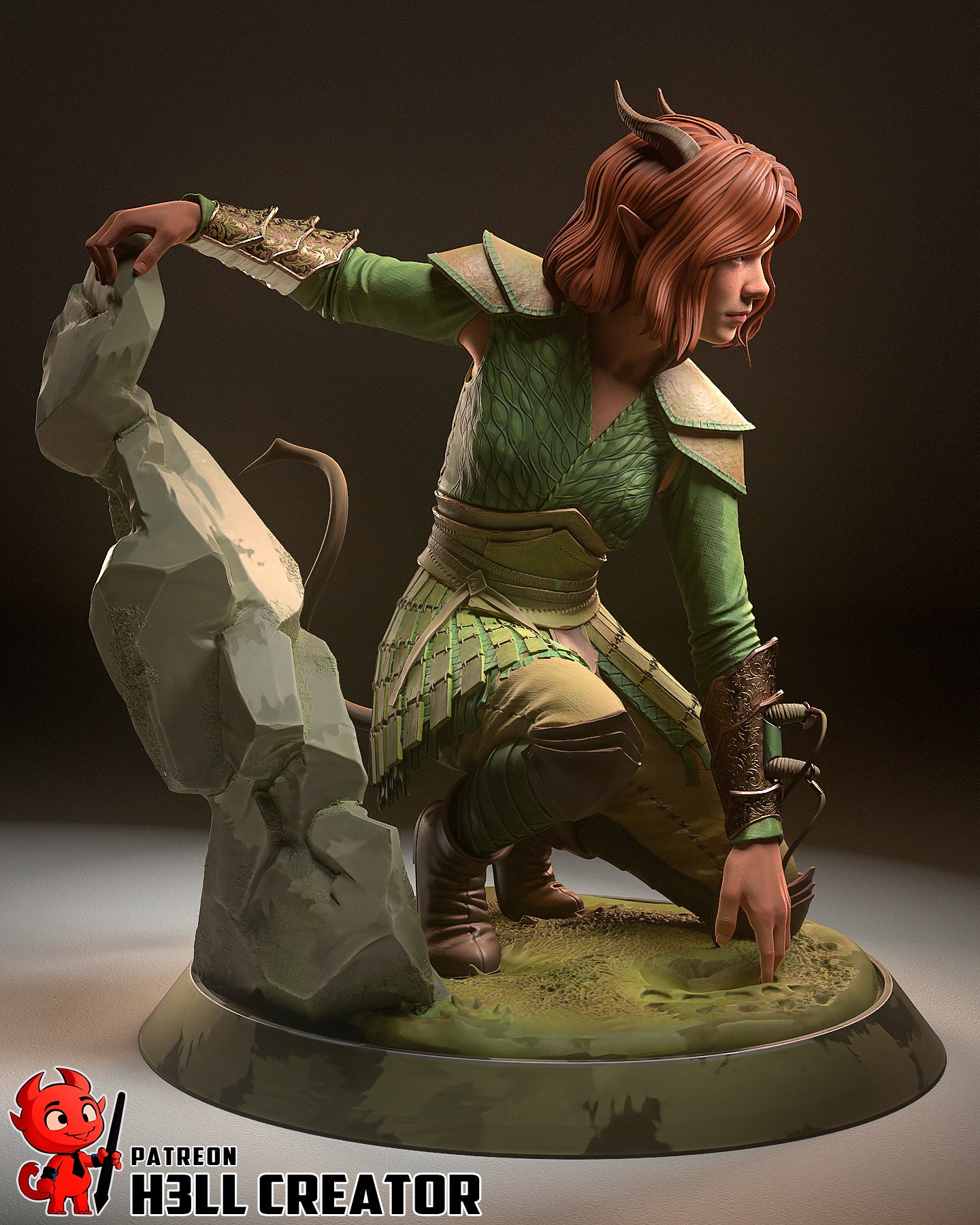 Doric (Forgotten Realms) 3d Printed Model Kit - 12 scale