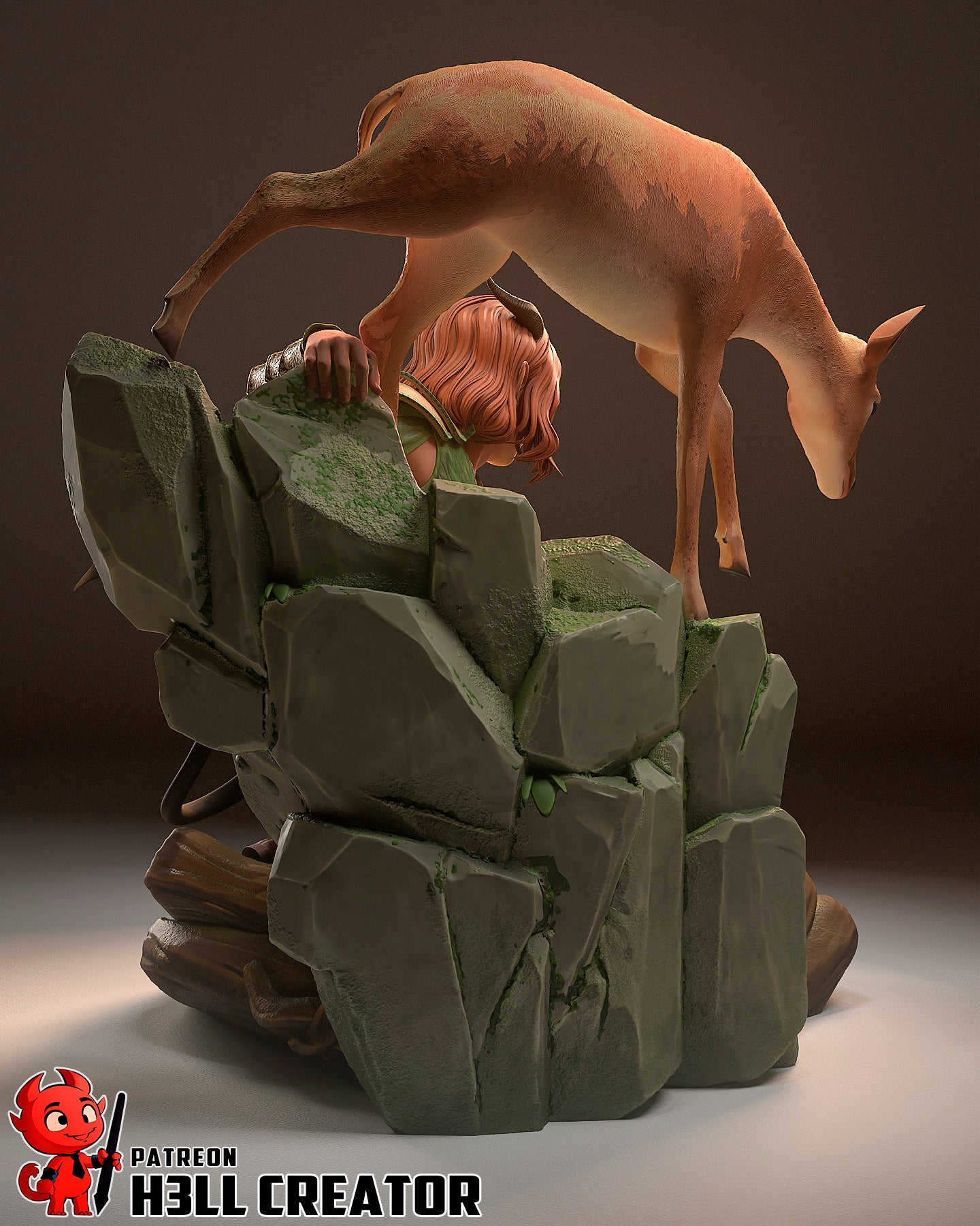 Doric (Forgotten Realms) 3d Printed Model Kit - 12 scale