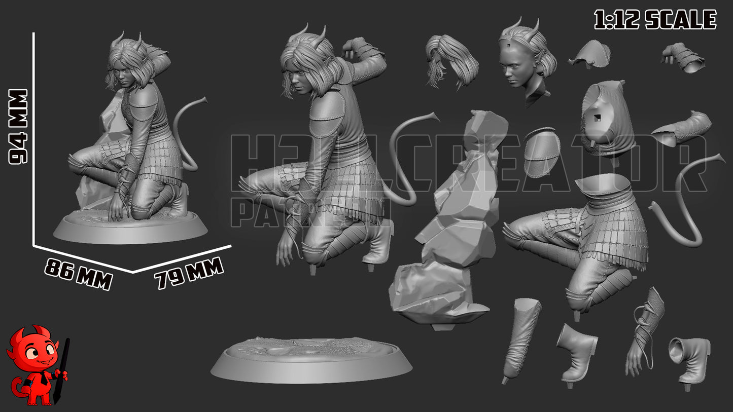 Doric (Forgotten Realms) 3d Printed Model Kit - 12 scale