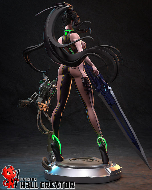 Eve - Stellar Blade Statue 3D Printed Model Kit 1:10 Scale