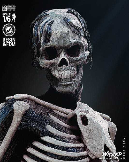 Famine (Fan Art) Statue - 6 or 12 scale (386mm - 193mm tall - 3D Print kit