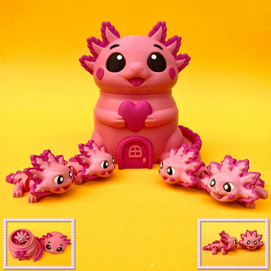 Flexi Axolotl and House