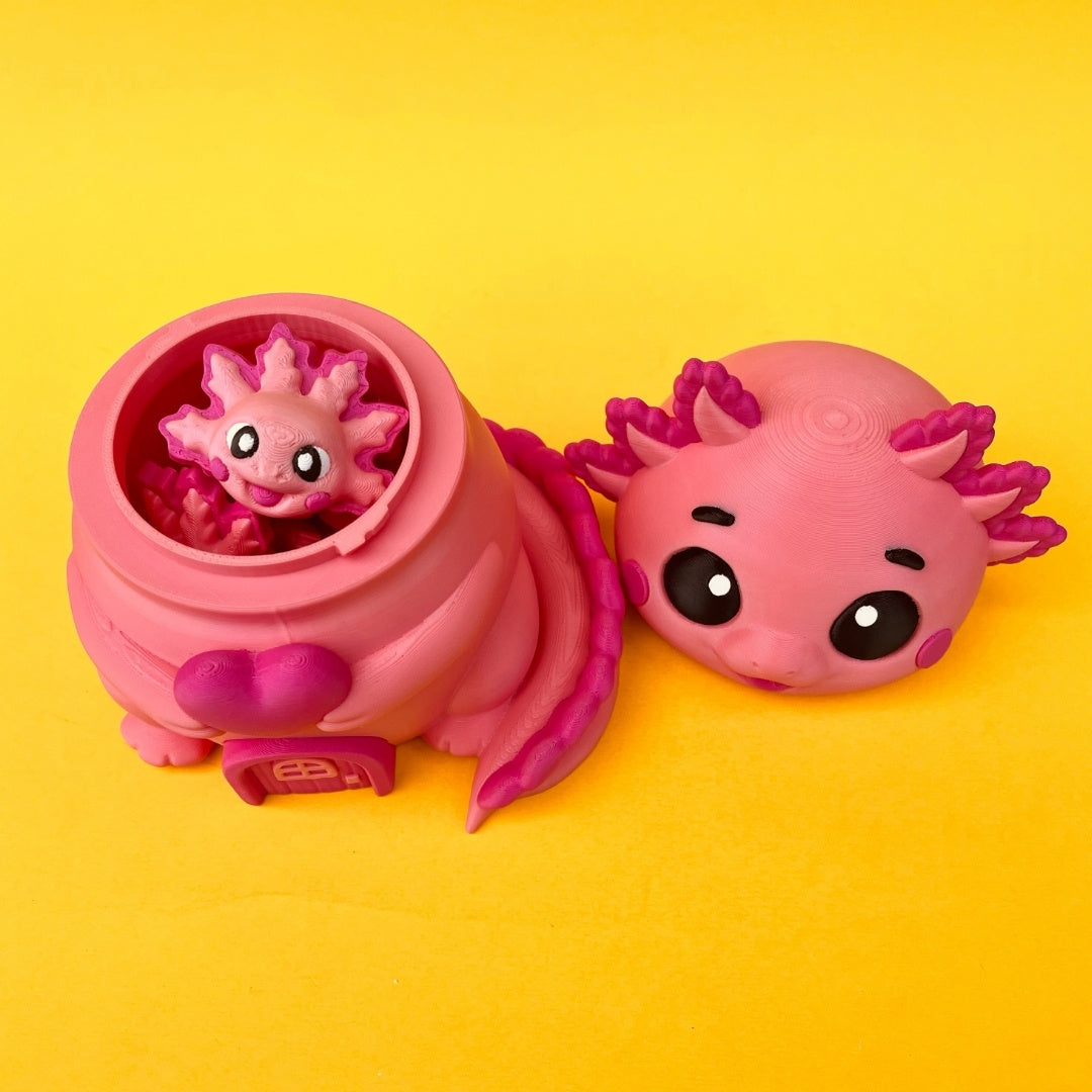 Flexi Axolotl and House