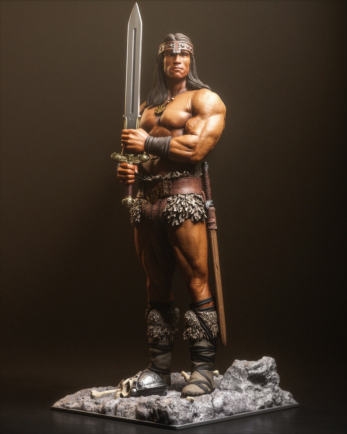 Conan the Destroyer 3D Printed Model - 1:6 Scale