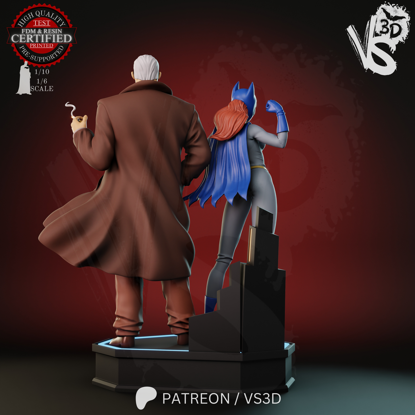 Jim and Barb (TAS) - Sculpt - 3d Printed Model Kit