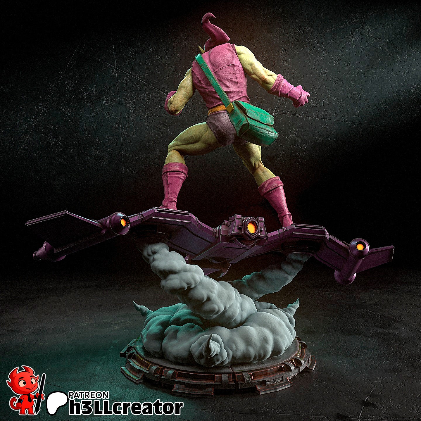 Green Goblin - 3D Printed Statue - 12 Scale Statue / Bust