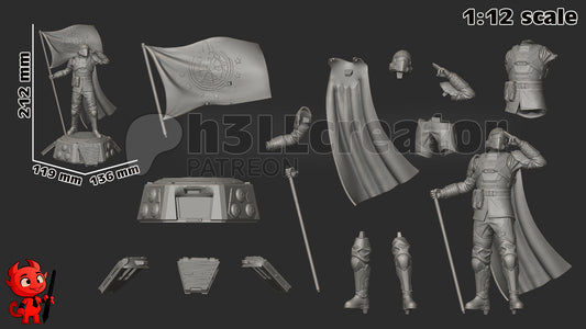 Helldiver - 3D printed Statue - 12 Scale