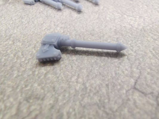 10 x Single Blade Chain Axe - Wargaming - Space Marines - Type 9