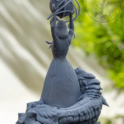 Maya - Borderlands 3D Printed Statue and Bust - Unpainted and Unassembled