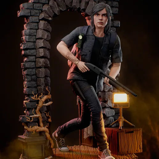 Ellie (Last of Us) - 3D Print Model Kit - 1:10 Scale - Fan Art