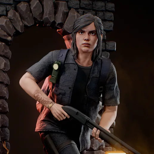 Ellie (Last of Us) - 3D Print Model Kit - 1:10 Scale - Fan Art