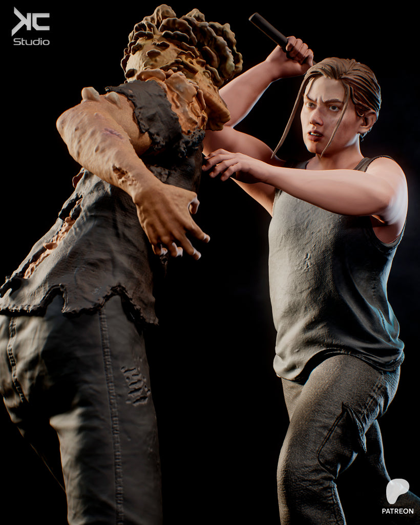 Abby (Last of Us) - 3D Print Model Kit - 1:10 Scale - Fan Art