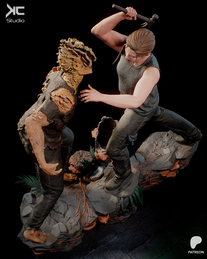 Abby (Last of Us) - 3D Print Model Kit - 1:10 Scale - Fan Art