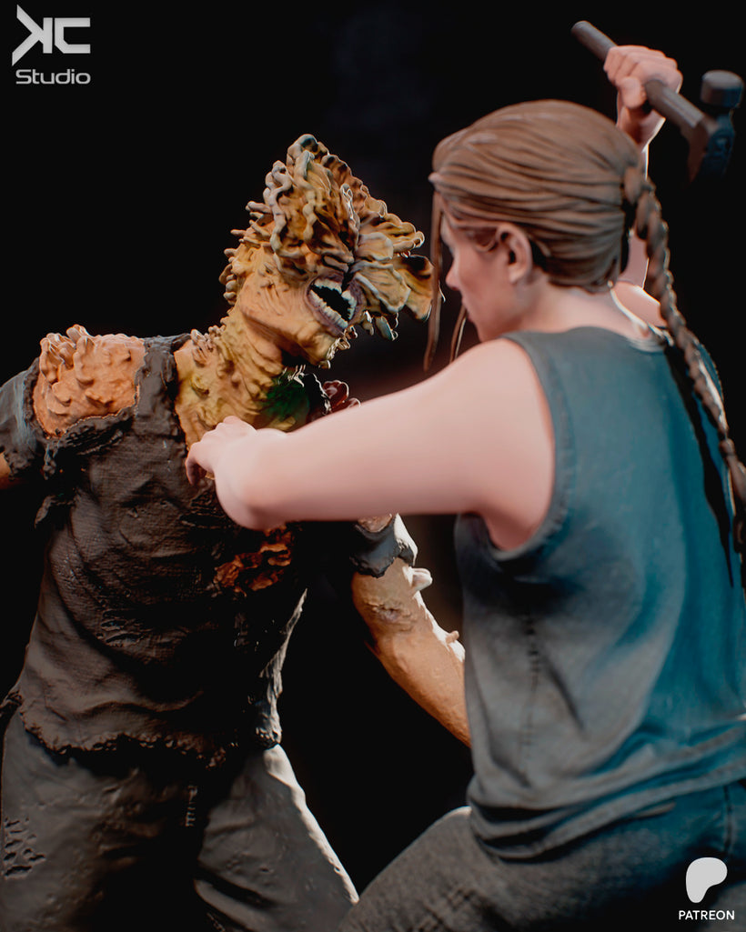 Abby (Last of Us) - 3D Print Model Kit - 1:10 Scale - Fan Art