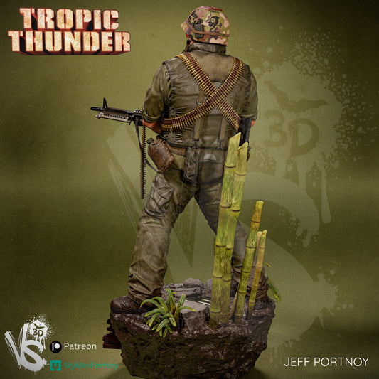 Jeff Portnoy (Tropic Thunder) - Unpainted and Unassembled 3D Print Kit