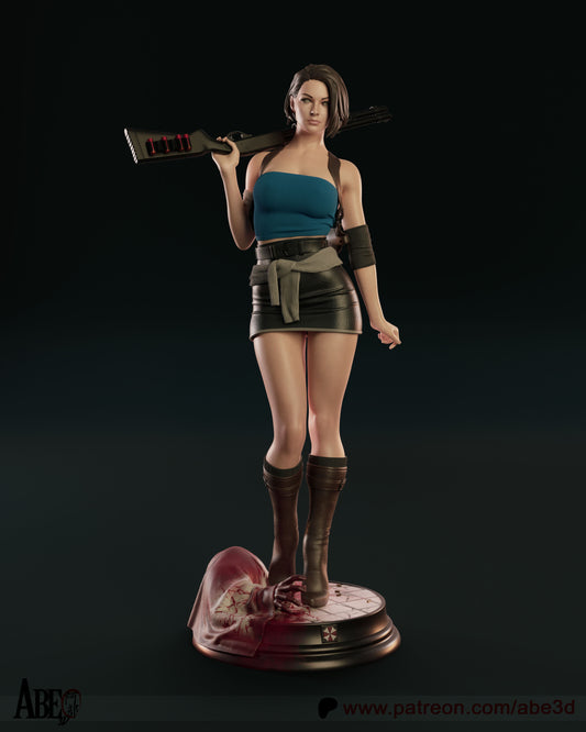 Jill Valentine (Resident Evil) - 3D Model Kit - 1:4 Scale