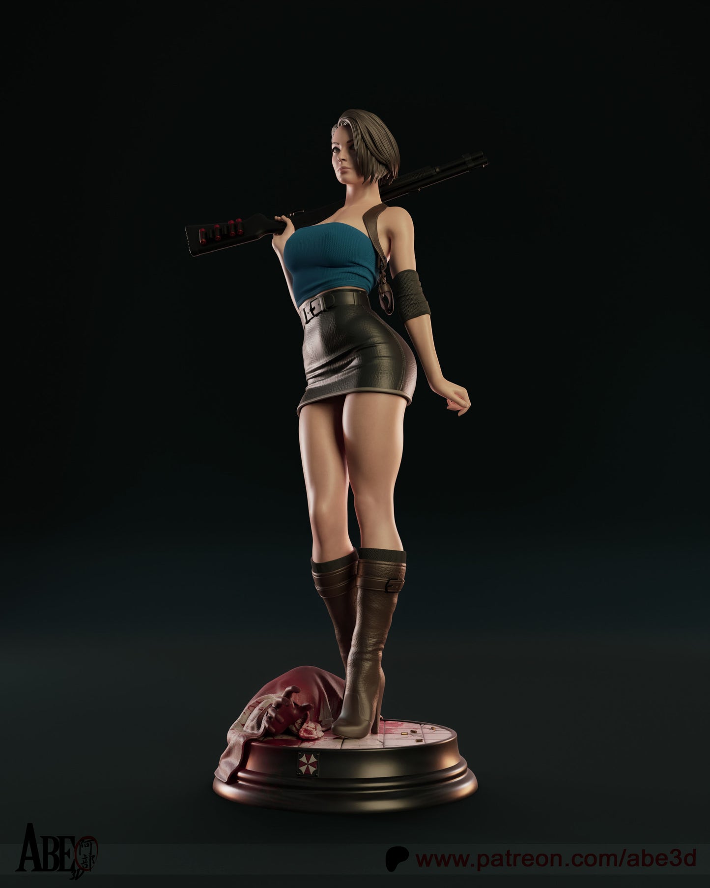Jill Valentine (Resident Evil) - 3D Model Kit - 1:4 Scale