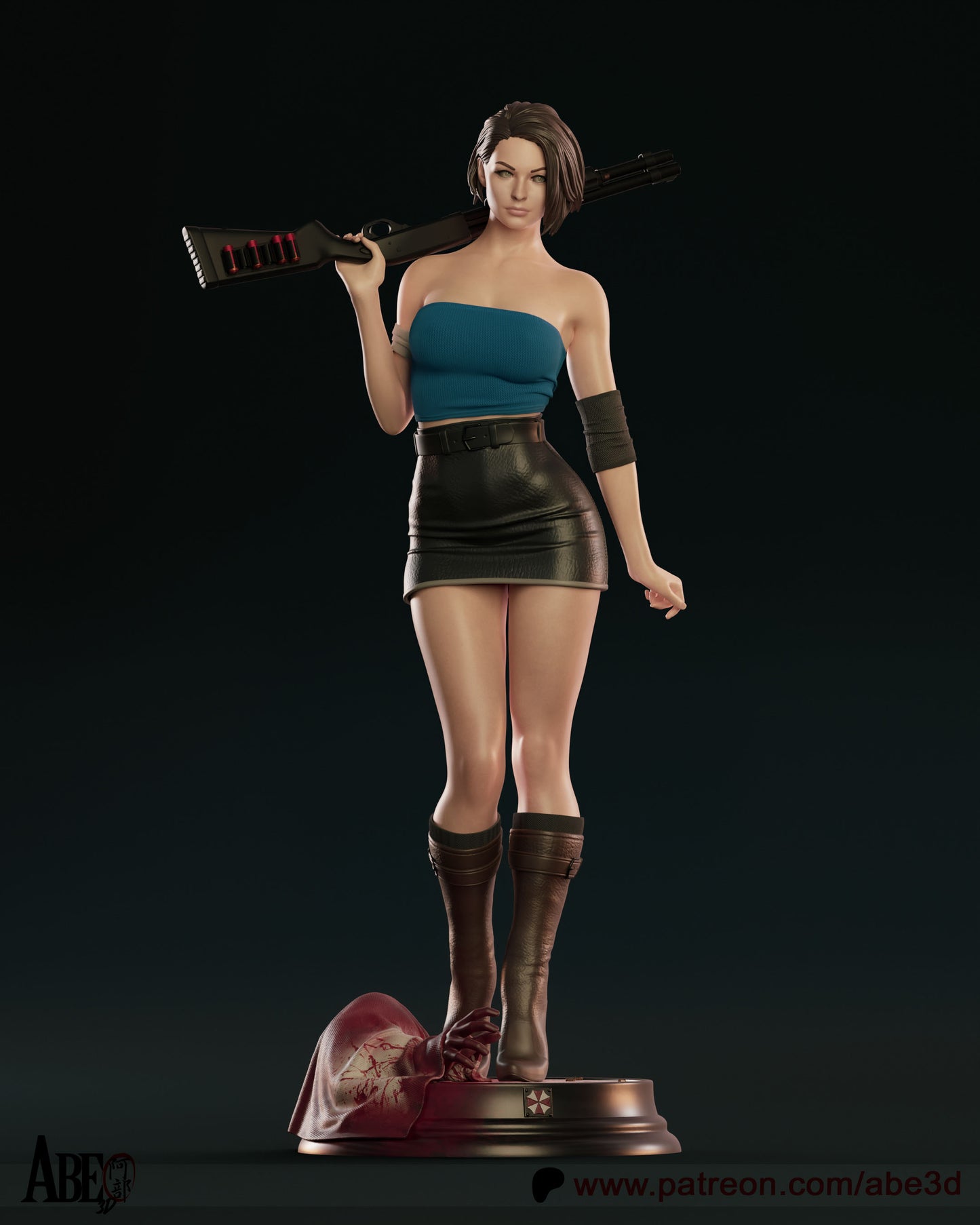 Jill Valentine (Resident Evil) - 3D Model Kit - 1:4 Scale