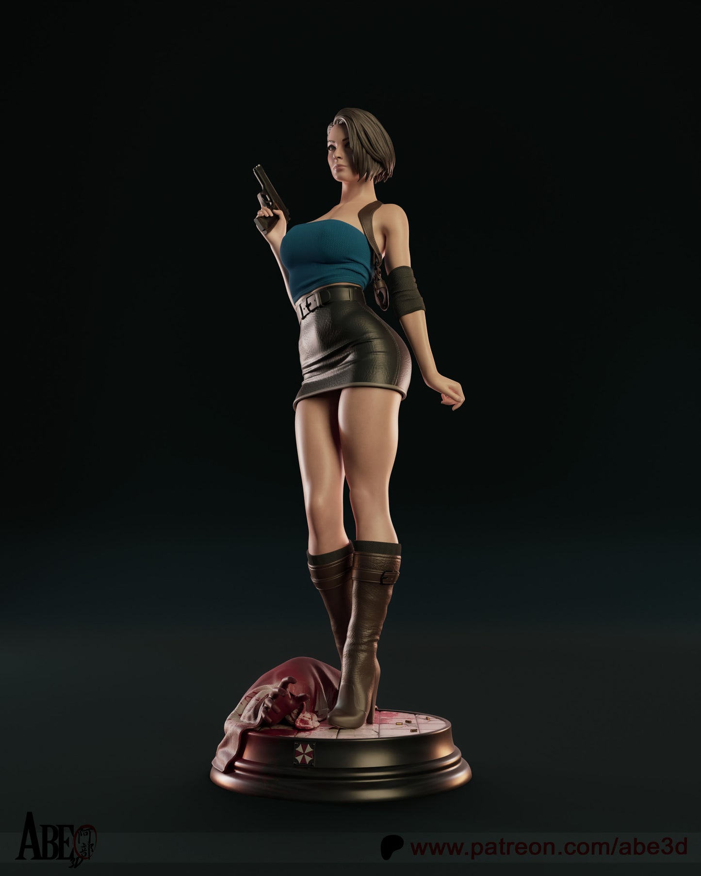 Jill Valentine (Resident Evil) - 3D Model Kit - 1:4 Scale