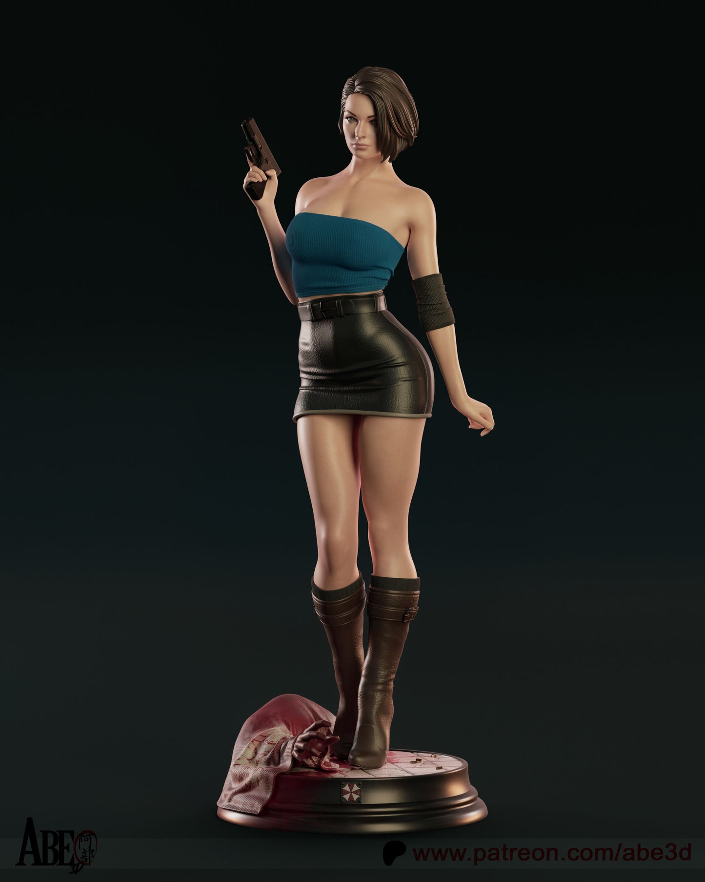 Jill Valentine (Resident Evil) - 3D Model Kit - 1:4 Scale