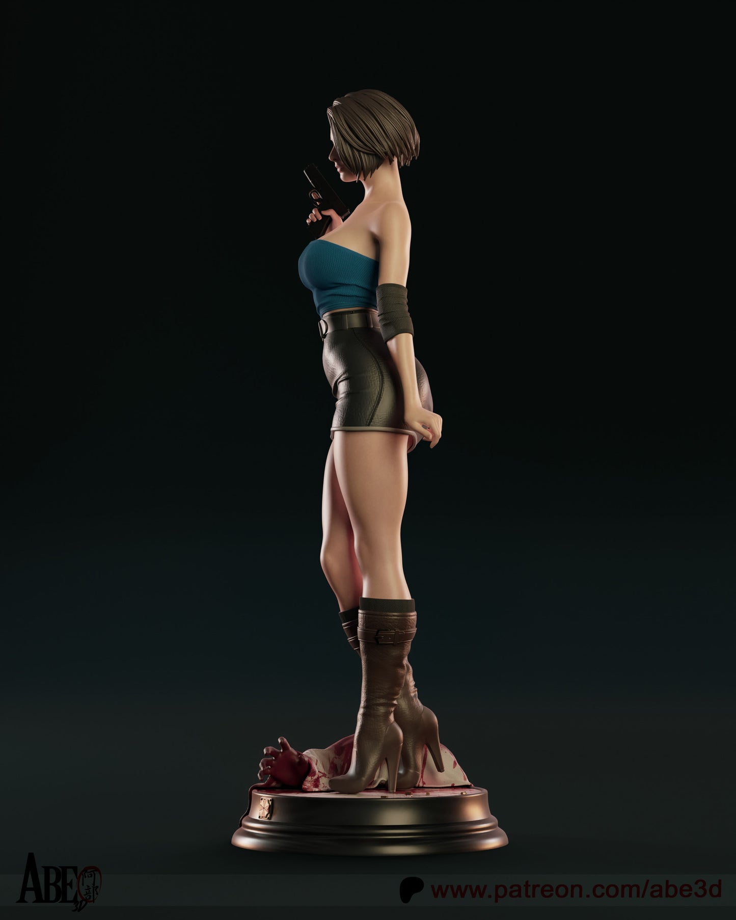 Jill Valentine (Resident Evil) - 3D Model Kit - 1:4 Scale