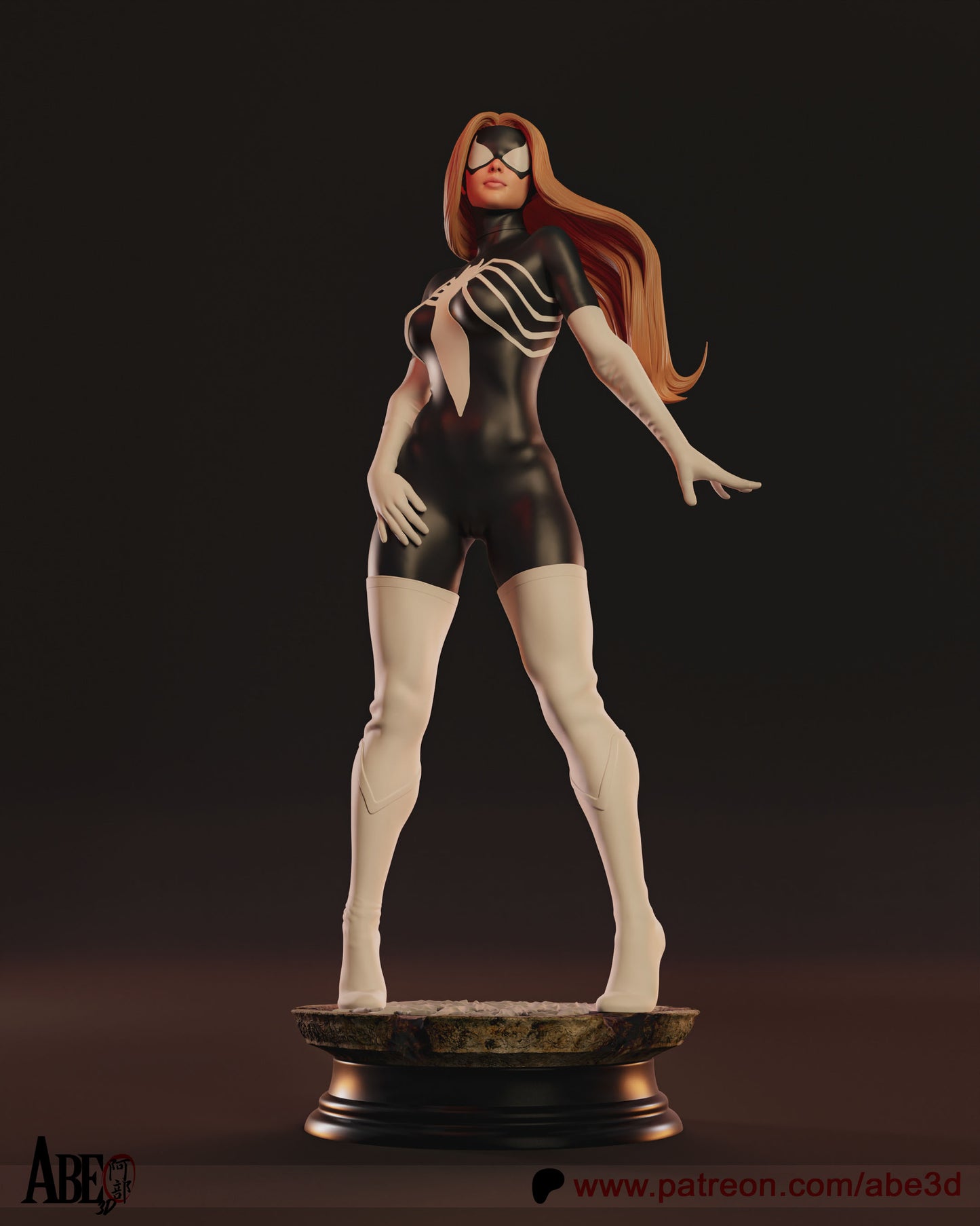 Julia Carpenter (Spider Woman) - 3D Model Kit - 1:4 Scale