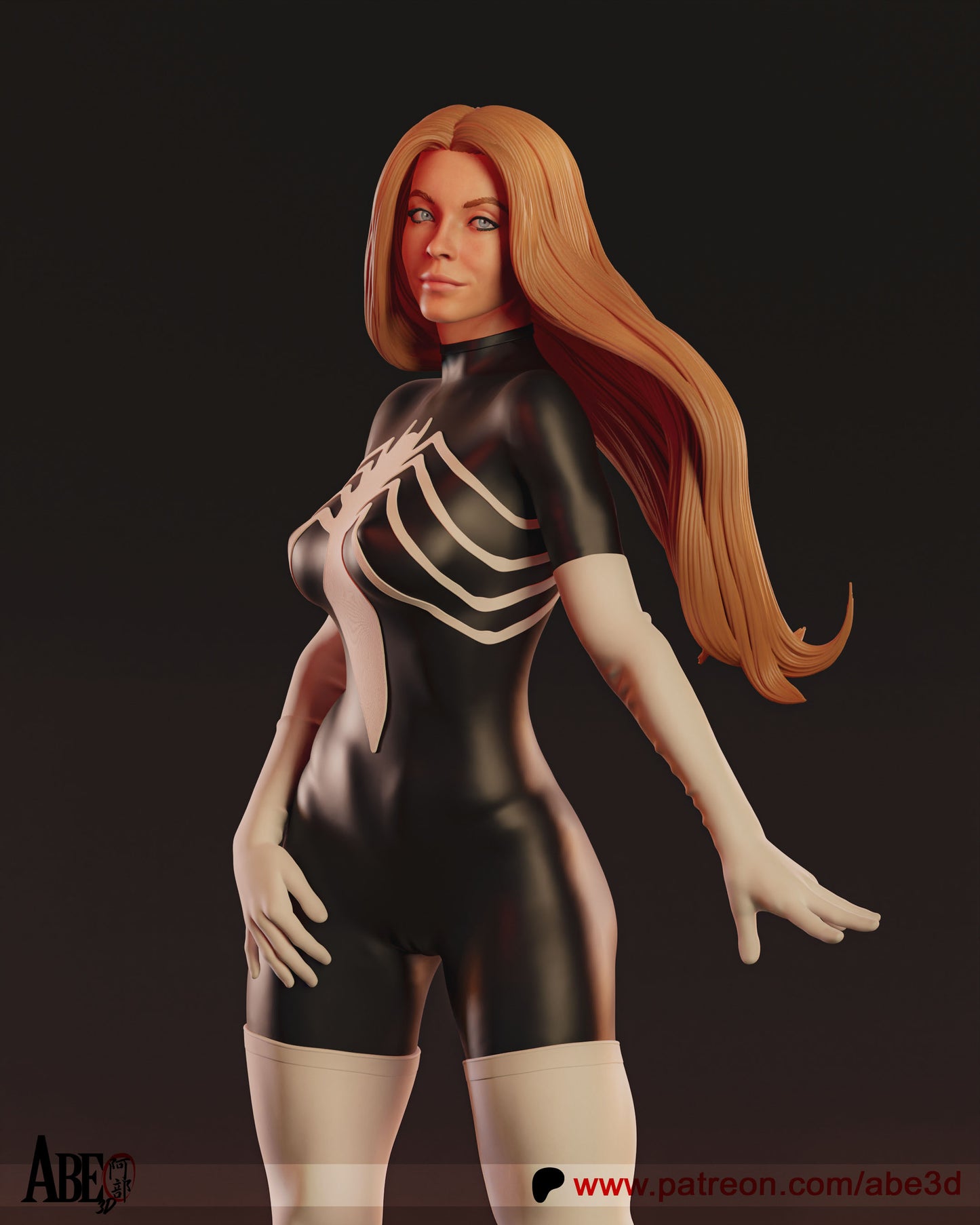 Julia Carpenter (Spider Woman) - 3D Model Kit - 1:4 Scale