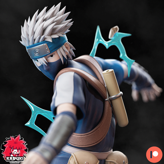 Kakashi Young (Fan Art) Naruto - 153mm - 3D Print Kit