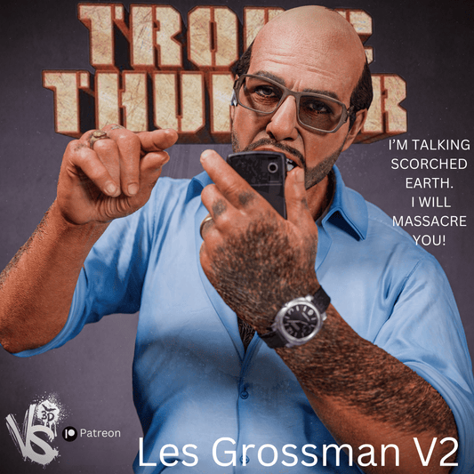 Angry Les Grossman (Tropic Thunder) - Unpainted and Unassembled 3D Print Kit
