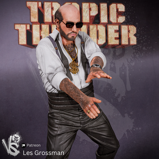 Dancing Les Grossman (Tropic Thunder) - Unpainted and Unassembled 3D Print Kit